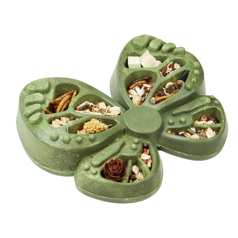 Butterfly Shaped Edible Small Animal Food Bowl Hamster Chinchilla Gerbil Rat Foraging Toy Puzzle Feeder