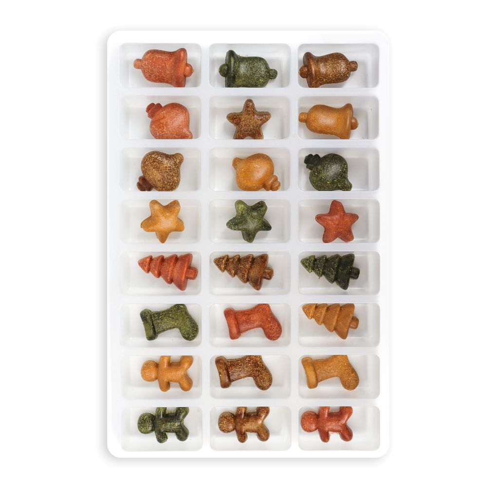 Advent Calendar for Hamsters, Guinea Pigs & Mice, Small Animal Christmas Chew Toy Set