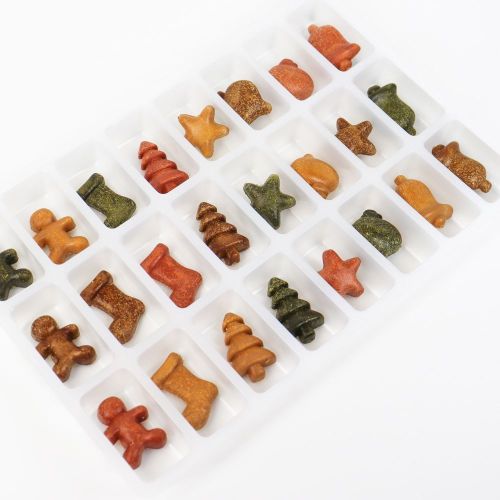 Advent Calendar with 24 pcs Small Pet Chew Treats