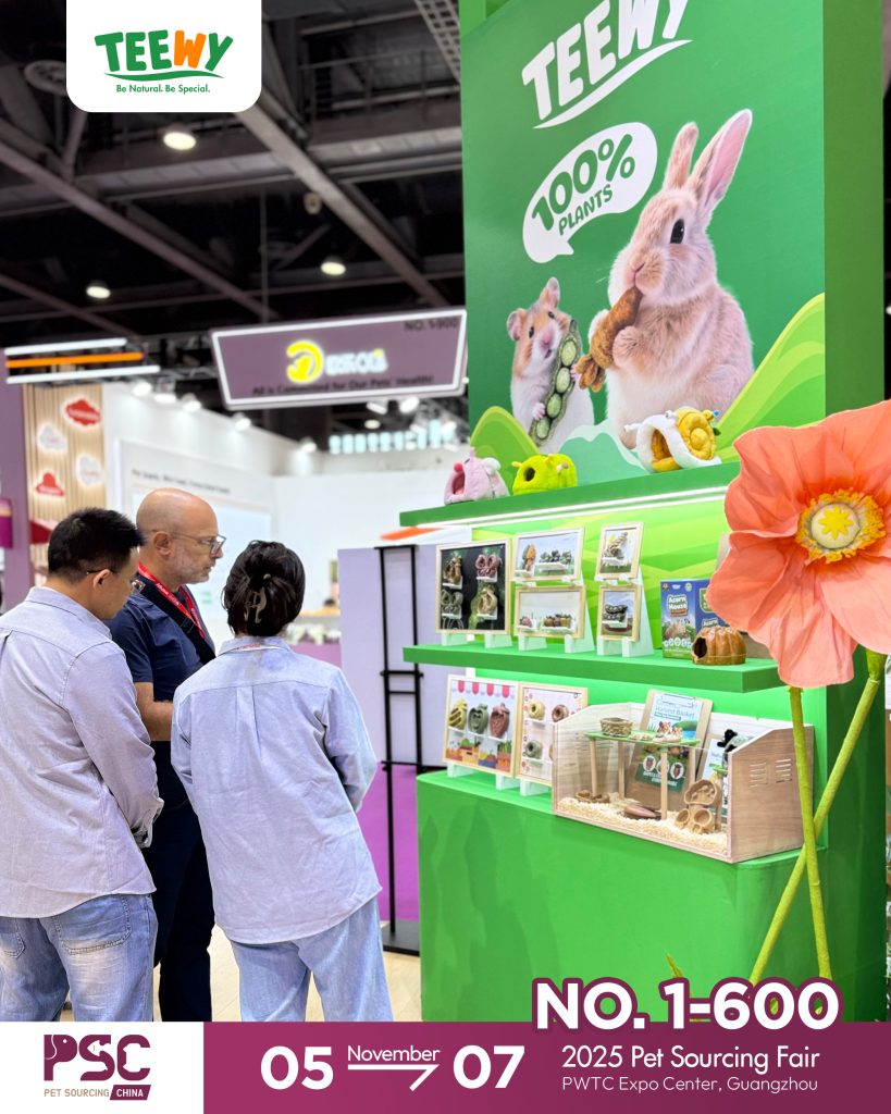 Teewy Booth NO.1-600 at Pet Sourcing Fair China 2025 in Guangzhou